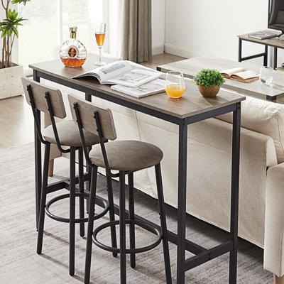 Ensemble repas pour 2 personnes à hauteur de comptoir