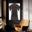 Art mural en verre épique «Schnauzer géant portant des lunettes hipster» par Furbaby-1012889077