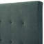 Lit plateforme tapissier Velvet