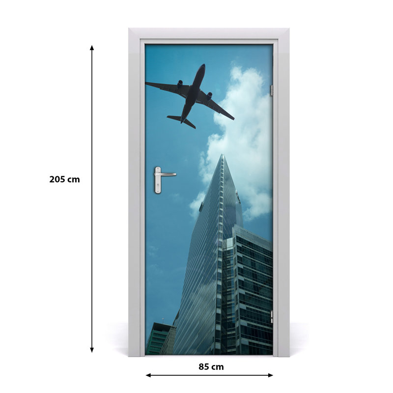 Plan Over The City Door Decal