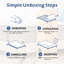   Matelas hybride mi-ferme 12 po avec support 7 zones Alwyn Home-1448868797-1448868738