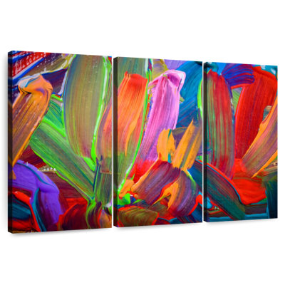 Rayures de couleur abstraite Avery