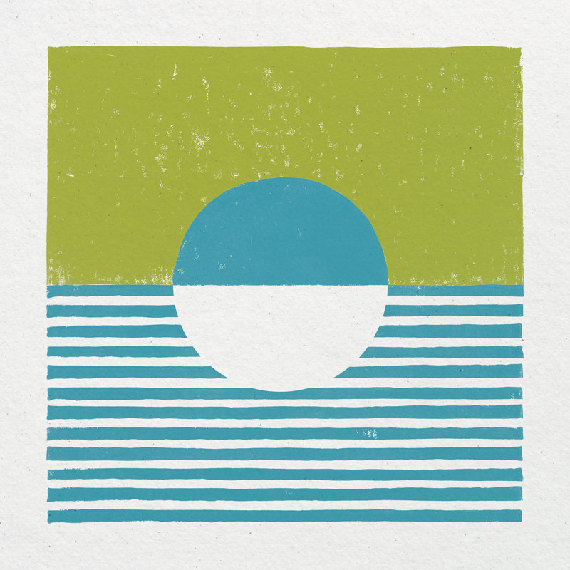 Reflection IV - vert, H 30 po x l 30 po