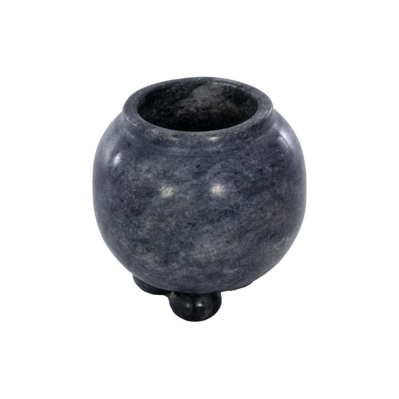 Marble Bathroom Storage Container, Black