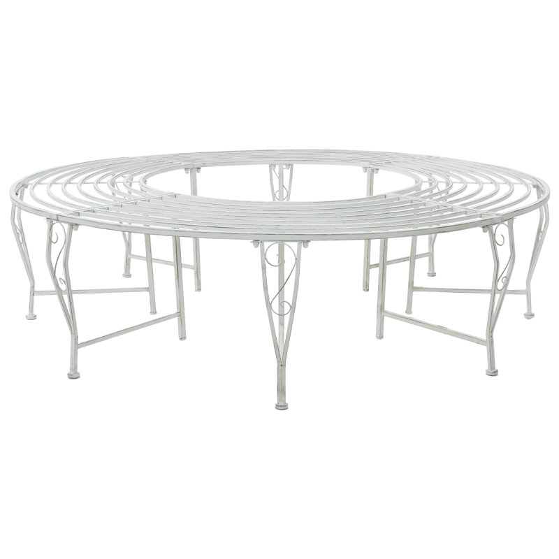 Outdoor Bench, Antique White