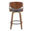 Tabouret de comptoir pivotant 25,5 po Lakyia-90954900