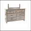 DRESSER en chêne gris