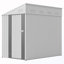 Remise Lean-To avec porte verrouillable-127286754