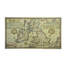 S/3 41.3X1x23.6" Rectangular Canvas Map Wall Art, Multicoloured