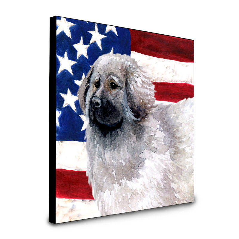 Panneau mural patriotique art Double Down, Chien de garde de Moscou