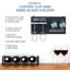 Wall Mounted Wine Glass Rack in Black