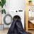 Black Washable Rug Area Rug (Black)-1205683629