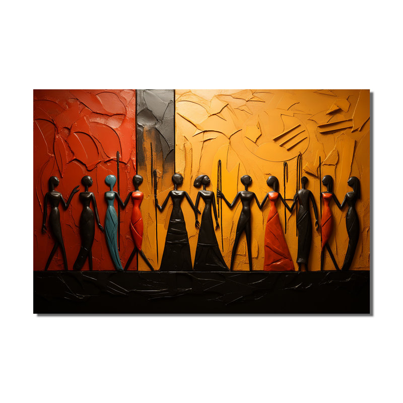 Art africain sur toile, "Tribus d'Afrique"