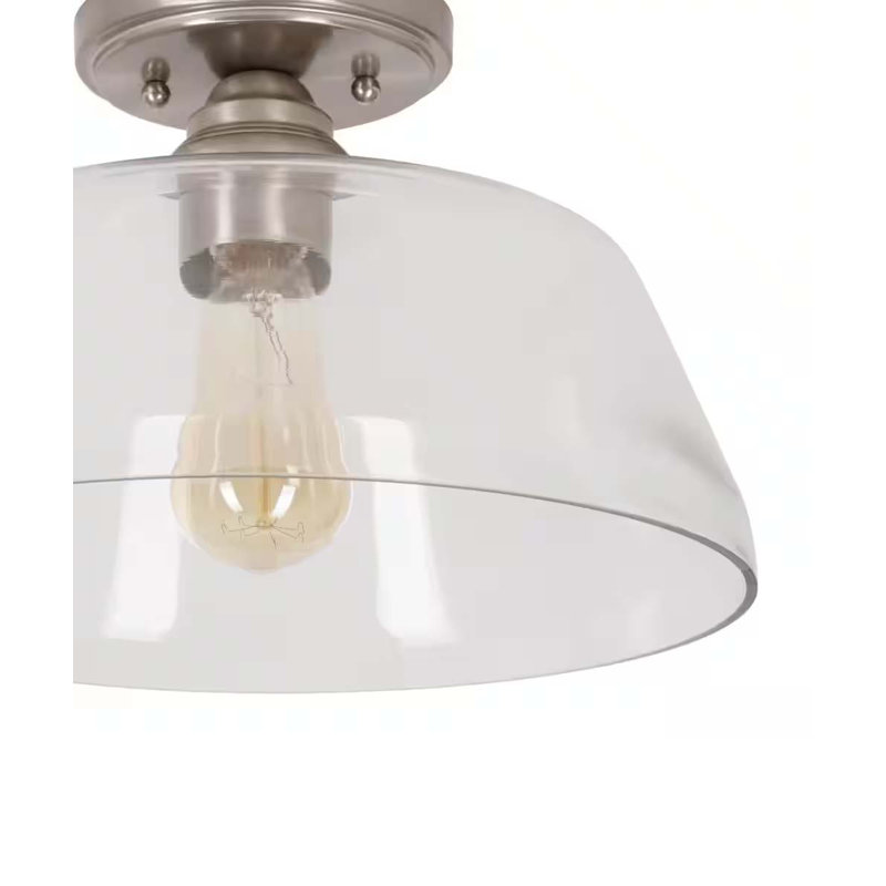 Oldroyd Glass Semi Flush Mount
