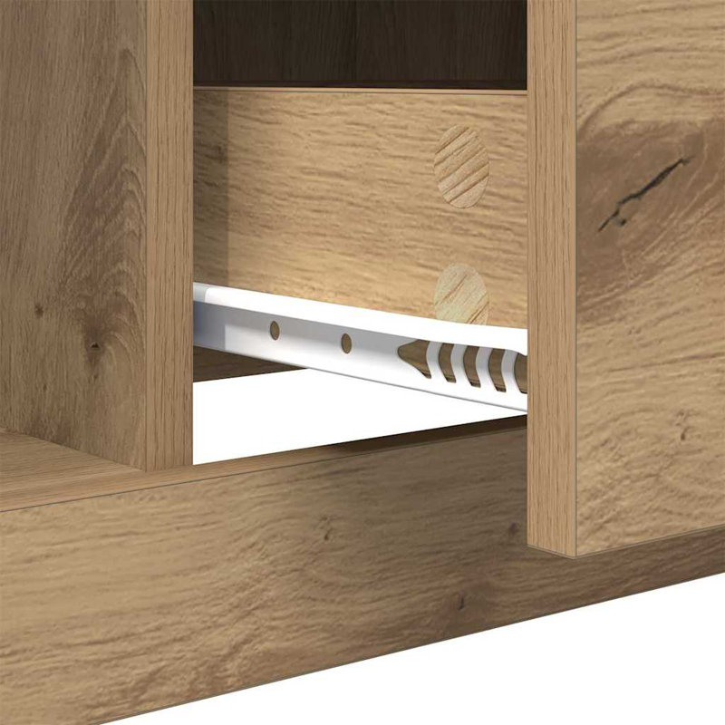 Coffee Table with Storage, Artisan Oak