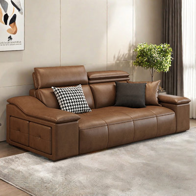 American modern and simple straight-row sofa