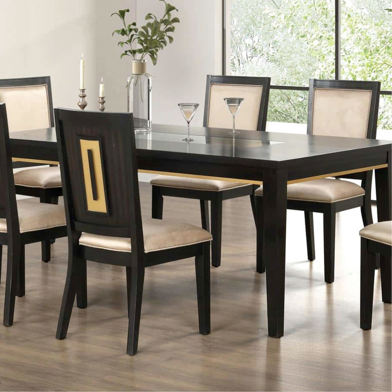 Table de cuisine contemporaine Contemporary