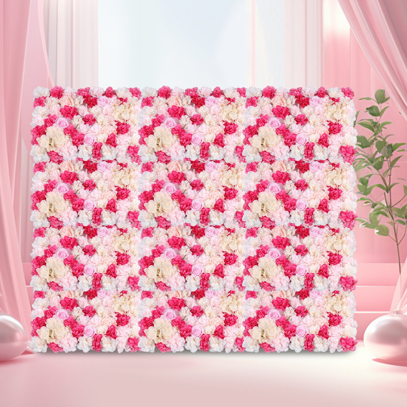 Panneaux muraux à fleurs artificielles