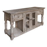 Aruba 2 Drawer & 2 Doors, Sofa Table With White Finish