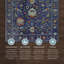 Tapis bleu marine et bleu Farhaad-688160514