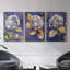 Floral Study  Series  LXXV  -Premium Gallery Wrapped Canvas Set -Ready to Hang-1363809119