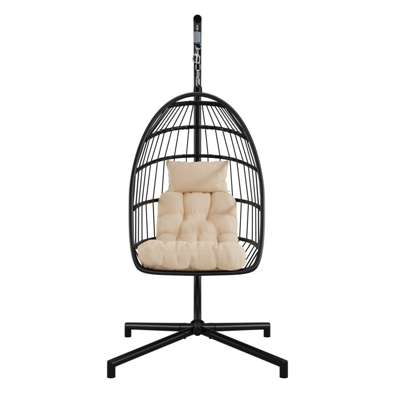 Balancelle avec support Treyton, Beige