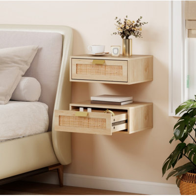 40.01 cm W Bedside Table