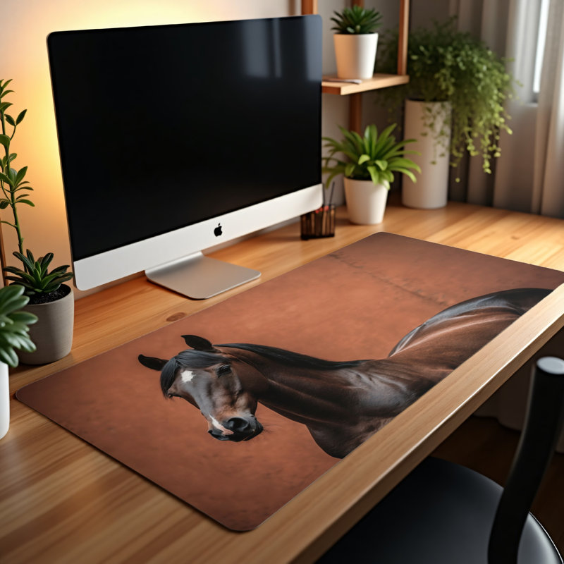 Polyester Desk Pad, 14.4x12.1