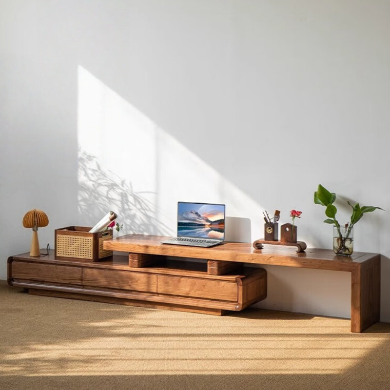 Creative Solid Wood TV Stand