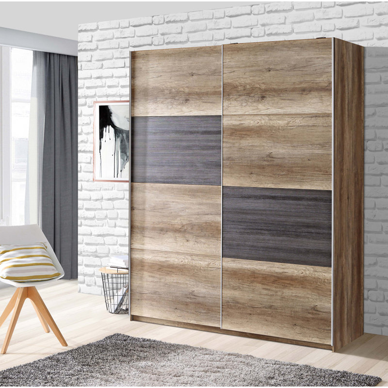 Blair 2 Door Manufactured Wood Wardrobe