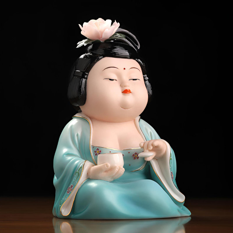 Sculpture artistique de la dynastie Tang - Élégante décoration de maison