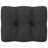  Corner Sofa Anthracite Solid Pinewood Medium Modular