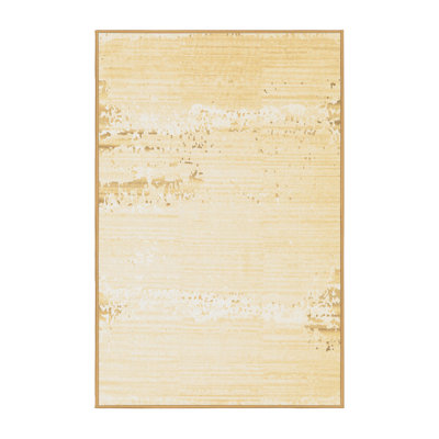 Washable Abstract Indoor Rug