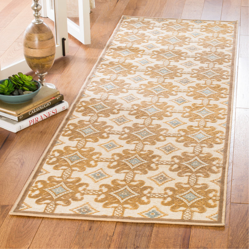 Eldur Martha Stewart Viscose Geometric Rug, Runner 2'5" x 7'6"
