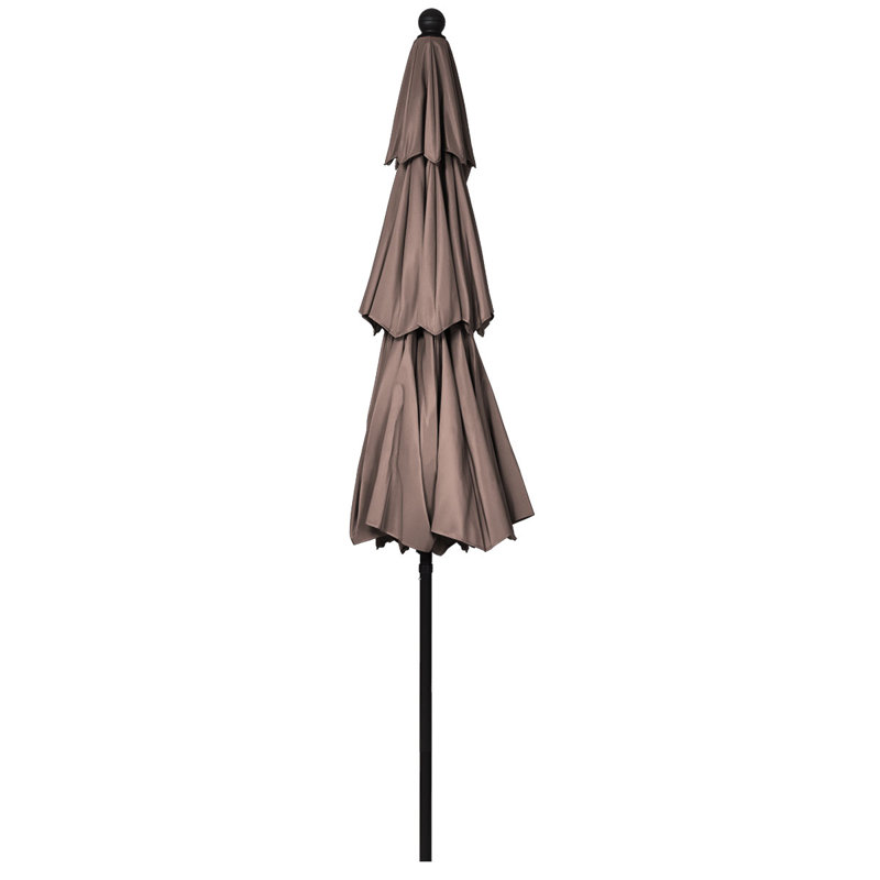 Parasol de marché Arlmont & Co., Brun clair