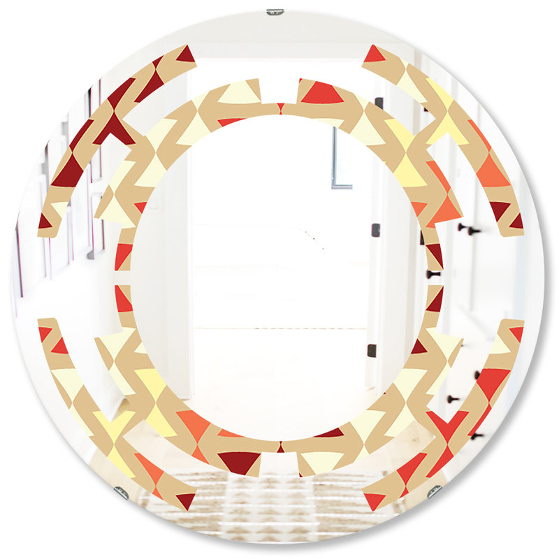 Miroir mural Space Triangular Design, H 31,5 po x l po