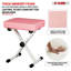 5 Core Keyboard Bench 3" Padded Cushioned Piano Stool Height Adjustable Guitar Seat Folding Portable