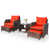 Orange Cushion/Brown Frame is out of stock