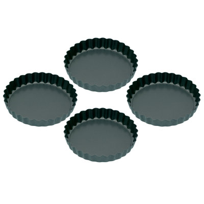 Non-Stick Mini Fluted Flan / Tart Tins