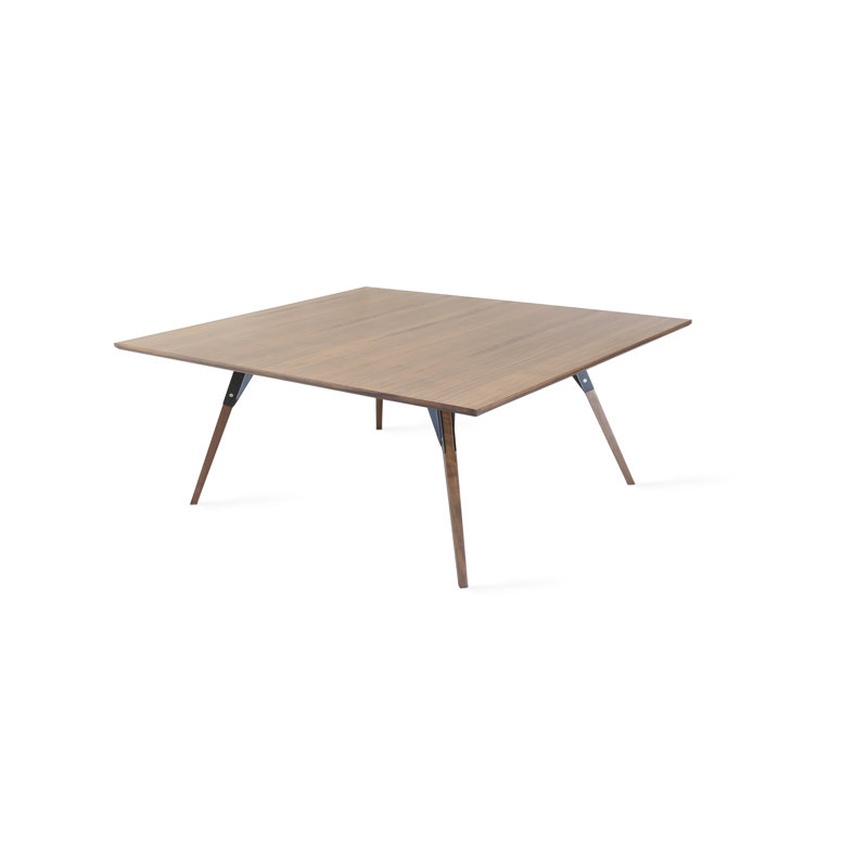 Table basse clarke, H 18 po x L 46 po x l 40 po, Noir, Noyer