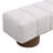 No Bedroom Seat In Beige Faux Fur - 300 Lbs Capacity, 64"X16.45"X18", For Living Area Upholstered Bench Dining Room No Assembly Required, Weight 64"L X 16.45"W 18"H-446108027