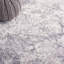 Tapis en polypropylène / polyester abstrait tissé à la machine en gris clair / gris-1321246636