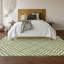 Tapis olive Cerrito lavable à la machine de qualité supérieure-105690489