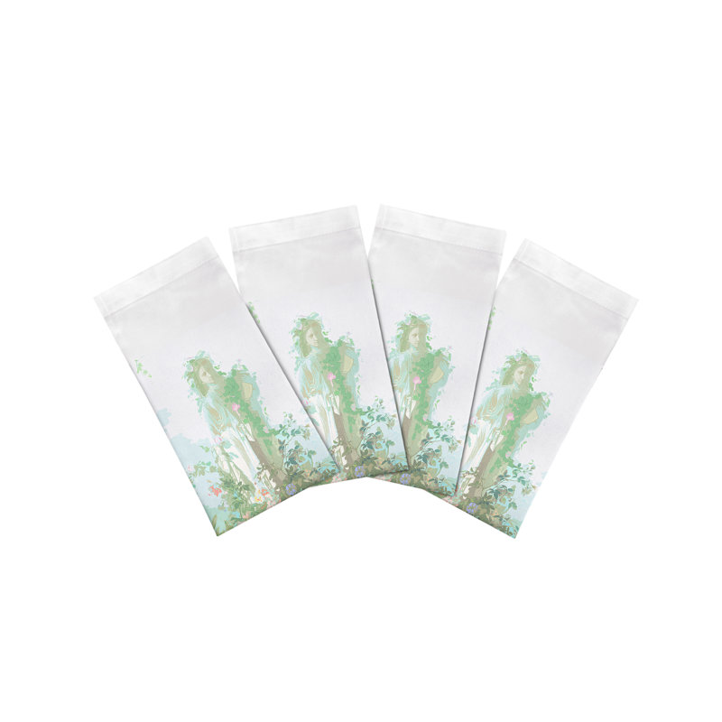 Jardin Defosse Chantilly Cotton Sateen Dinner Napkins