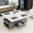 Modern Lift Top Coffee Table, Multi Functional Table With Drawers