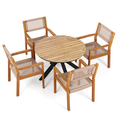 Tonioni 5-Piece Round Dinning Set