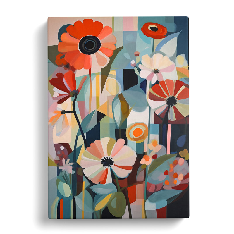 Mixed Flowers Vol.9 - Wrapped Canvas, 76cm H x 50cm W x 3cm D