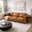 Freiro 90.4'' Leather Sofa-662010261