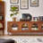 Nordic solid wood style TV cabinet