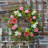 Cosmos and Berry 27" Polyester Wreath